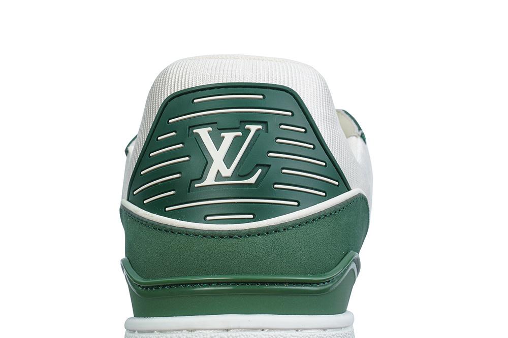 PK god Louis Vuitton LV Trainer Green White retail materials ready to ship